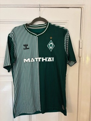 Werder Bremen Heimtrikot hummel grün weiß Matthäi Gr. M