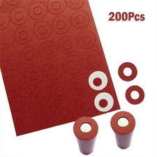 200pcs Battery Insulation Rings Adhesive Paper Gaskets 18650 Cell Weld Protect