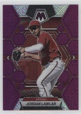 2023 Panini Chronicles Mosaic Purple Mojo Prizm 45/50 Jordan Lawlar #3 0rd2