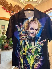 Beetlejuice Hawaiian shirt mens size L