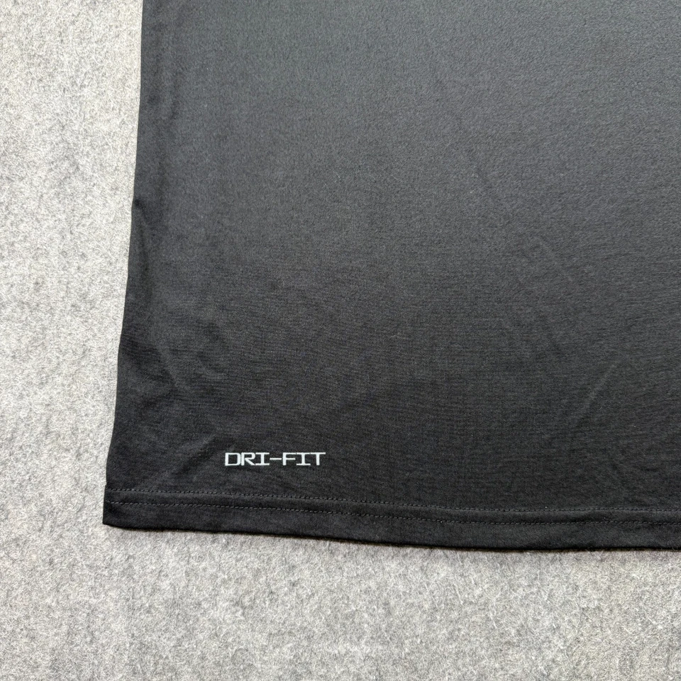 Camisa Nike Georgia Bulldogs Hombres L Negra Baloncesto Manga Corta Crew Performance Foto 4 de 4