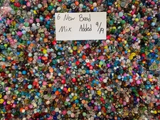 ~200g~💕Small Glass Loose Beads*7oz+*Mixed Lot #6 Craft Jewelry!~ 1-6mm😀!!!!