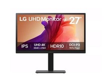 LG MONITOR 27 , 3840X2160, 16:9 IPS, FREESYNC, DP ,60 Hz , 300 cd/m2 - 27BA45U-B
