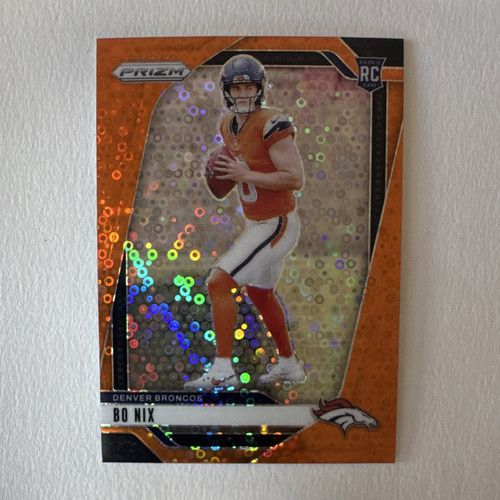 Bo Nix [Orange] #309 2024 Panini Prizm No Huddle card