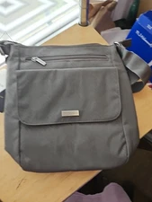 BAGGALLINI Town Bagg Crossbody Bag Green  Nylon Adjustable Strap