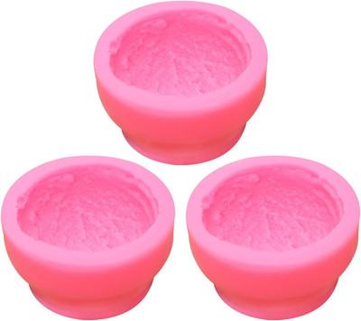 3 Pcs Ice Cream Shape Candle Soap Molds Half Ball Silicone Mold Ice Cream Silico