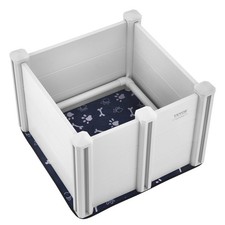 Dog Whelping Box, 28.3 x 28.3 x 18.1in Whelping Box for Dogs and Puppies, Whelpi