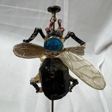 Vintage Fly Bug Beetle Hairpin Women  s Hair Accessory Fashion Antique 6.75  Long