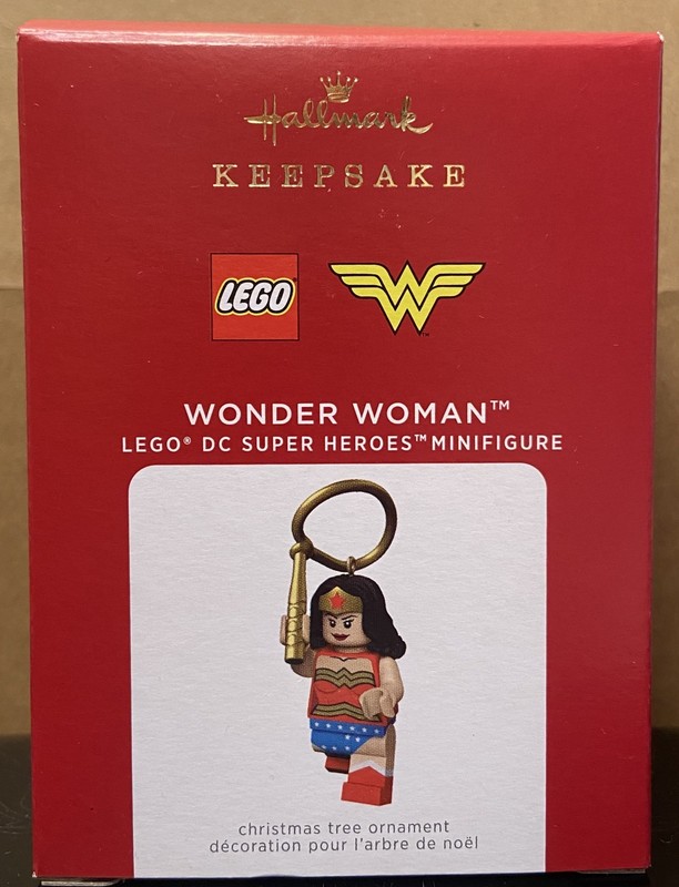 2021 Hallmark *Wonder Woman* Lego DC Super Heros Mini Figure Keepsake Ornament