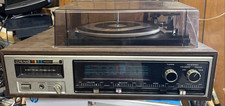 Craig 3220 8- track, turntable Wooden Case and plastic turntable top UNTESTED