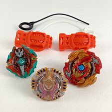 Beyblade Burst Spinning Top Figures Toy Launchers Ripcord Hasbro Game Custom Lot