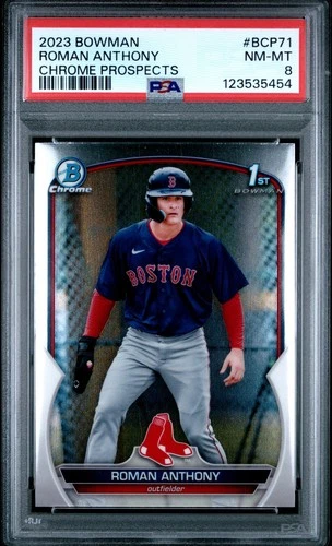 2023 Bowman - #BCP-71 ROMAN ANTHONY - Chrome - PSA 8