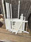 Vintage 1985 Barbie Dream House A Frame Parts 1985 Wall Set of Side Walls 8 Pcs