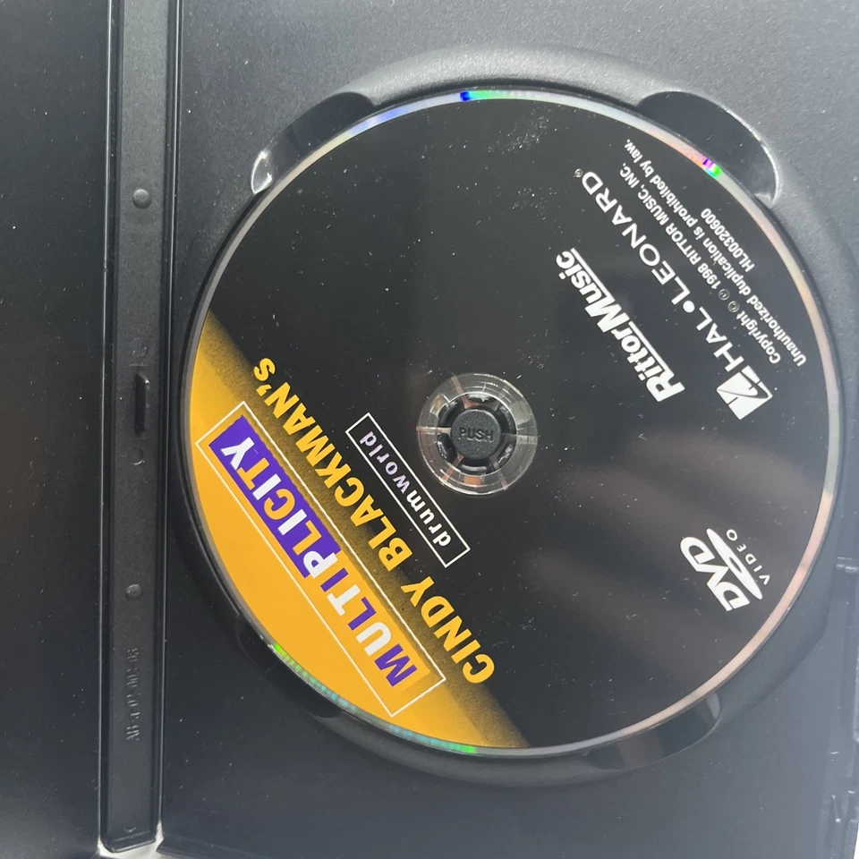 Multiplicity: Cindy Blackman's Drum World DVD RARE Region 1 US 🇺🇸 Import - Image 3 of 3