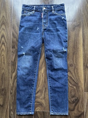 DSQUARED2 ''Londean'' UK (10) W26 L26 Distressed Regular Straight Neu ohne Etikett UVP 179£