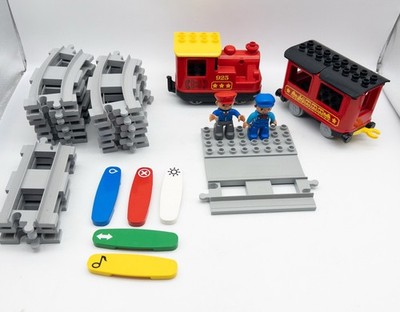 LEGO DUPLO Eisenbahn Set 10874 mit Elektrischer Lok   Aktionssteinen, Schienen