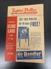 1949 Giants @ Philadelphia Phillies Game Scorecard Program MLB Robin Roberts P — photo 1