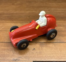 Vintage MARX MECHANICAL MIDGET RACING Car w/Box Red Clockwork Car Nonworking