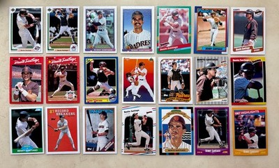 Lot 21 Different - Benito Santiago - San Diego Padres 5 Time All Star