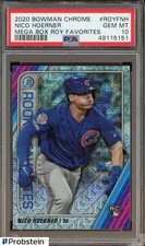 2020 Bowman Chrome Mega Box ROY Favorites Nico Hoerner RC Rookie PSA 10