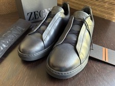 ZEGNA Made to Order Triple Stitch  Dark Blue Sneaker US 8,5 UK 7,5 EU 41,5