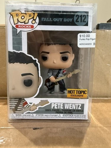 Funko Pop Rocks Fall Out Boy Pete Wentz #212 - Hot Topic Exclusive