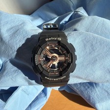 Reloj de cuarzo Baby-G negro para mujer CASIO