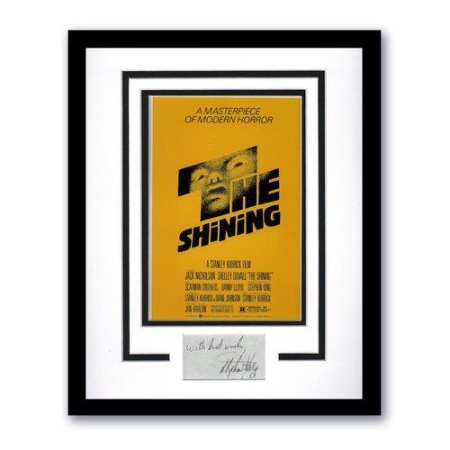 Stephen King "The Shining" AUTOGRAPH Signed Custom Framed 11x14 Display ACOA