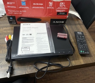 ECU - Sony Progressive Scan CD and DVD Player Black | DVP-SR210P