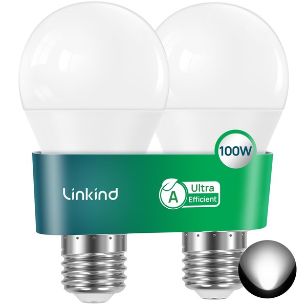 LED Lampe E27 Tageslicht 5000K 1521Lm 220° Abstrahlwinkel 50.000Std 2Er Set-image