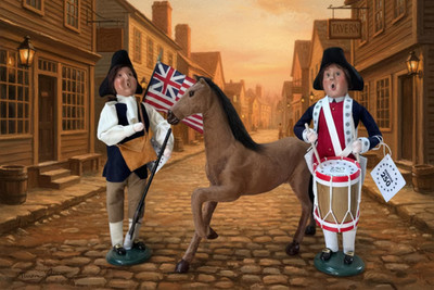 Byers' Choice Brown Horse Caroler | Americana Collectible Figurine