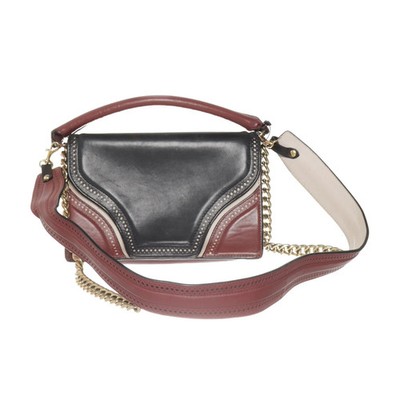 Diane von Furstenberg, Umhängetasche, Damen, Rot/Schwarz/Beige, 22, 8 #Mr5