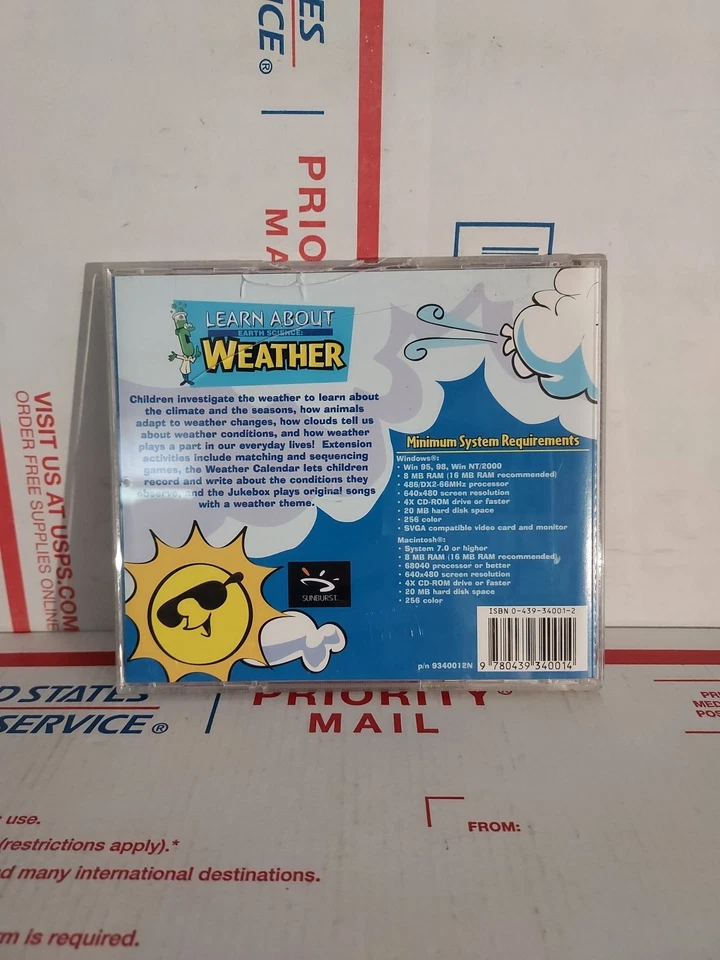 Learn About Earth Science Weather PC MAC CD-ROM 2000 Sunburst No Keycode - #13 - Image 2 of 2