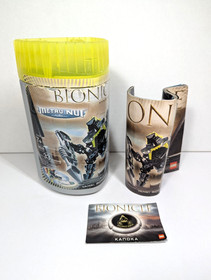 Vintage LEGO Bionicle VAHKI RORZAKH Set #8618 with Manual, Canister, & Disk 2004