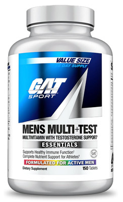 GAT Sport Men's Multi + Test 150 Tabs Multivitamin EXP 07/28