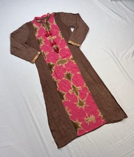 True VTG Handmade 60s Traditional Bohemian Dress L Peasant Johnny Was Style RARE