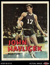 1970 Topps Basketball Posters #18 John Havlicek Celtics HOF Ohio St 7 - NM