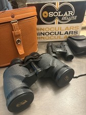 Original box NEW case  bonus binocular travel sized in case vintage pair  WOW 