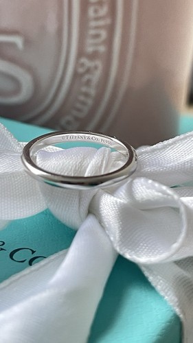Tiffany & Co. Forever Diamond Ring in Platinum with Diamonds size 5 $1600 - Picture 11 of 24