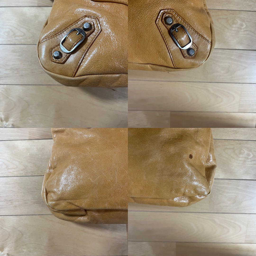 BALENCIAGA The City Leather Tote Shoulder Bag 2way Light BALENCIAGA The City Leather Tote Shoulder Bag 2way Light