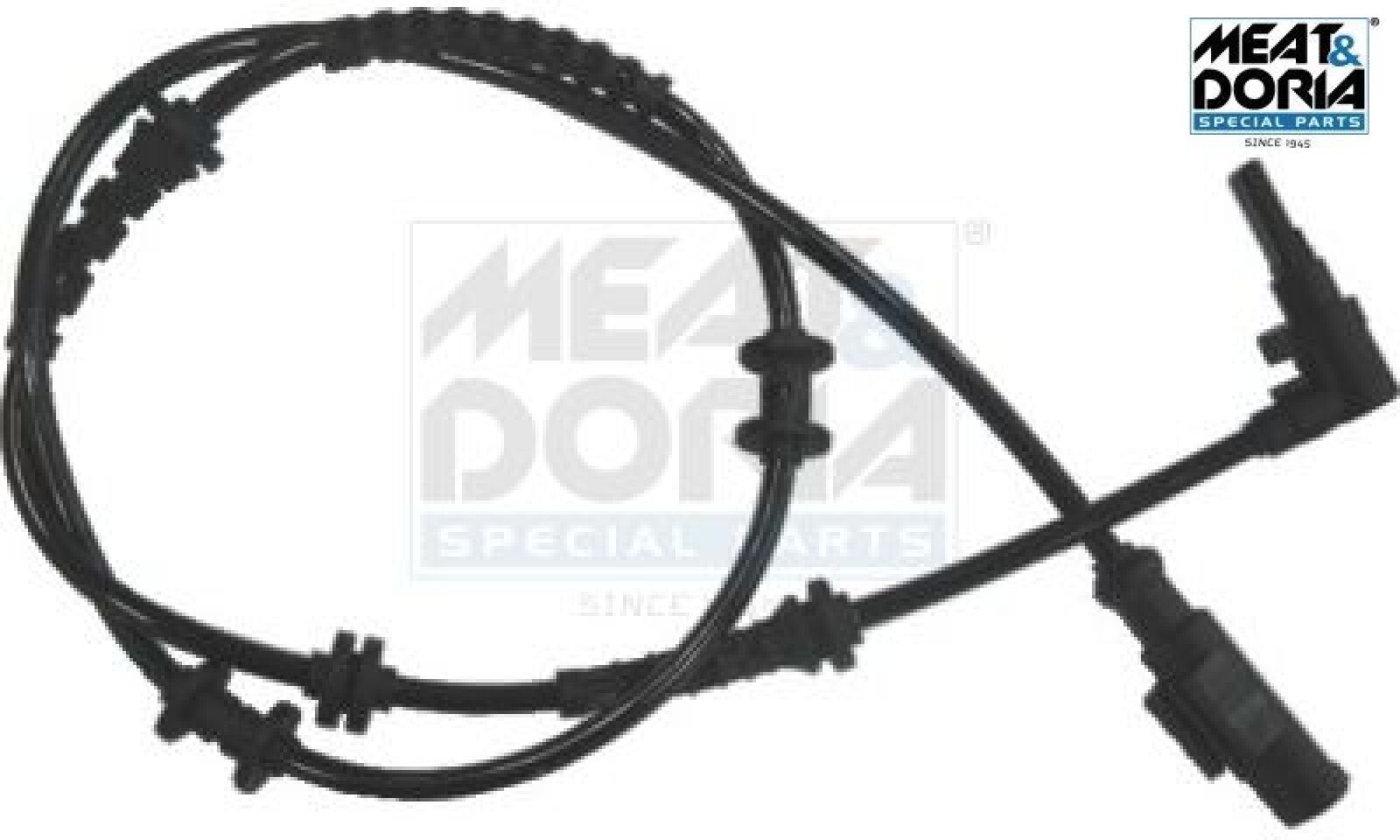 MEAT & DORIA 90017 Sensor für Raddrehzahl ABS Sensor Raddrehzahl für Fiat