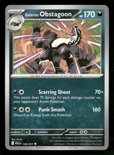 galarian obstagoon pokemon card value 119/202 Promo Holo sealed [Grass]2 Galarian Obstagoon #132 Prices |