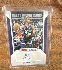 2024-25 Panini Nba Hoops - Great Significance Keon Ellis #GS-KEK Gold /10 (AU)