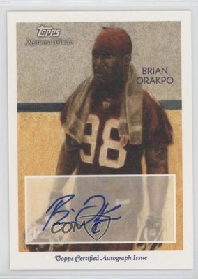 2009 Topps National Chicle Brian Orakpo #NCA-BO Rookie Auto RC g2x
