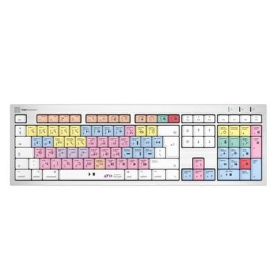 LogicKeyboard Avid Pro Tools ALBA, Mac-kompatible Tastatur, Englisch, Geeignet