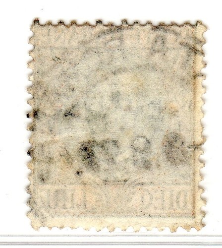 FRANCOBOLLI ITALIA REGNO - 1910 Effige Vitt. Emanuele III Floreale 10 L. usato - Foto 2 di 2