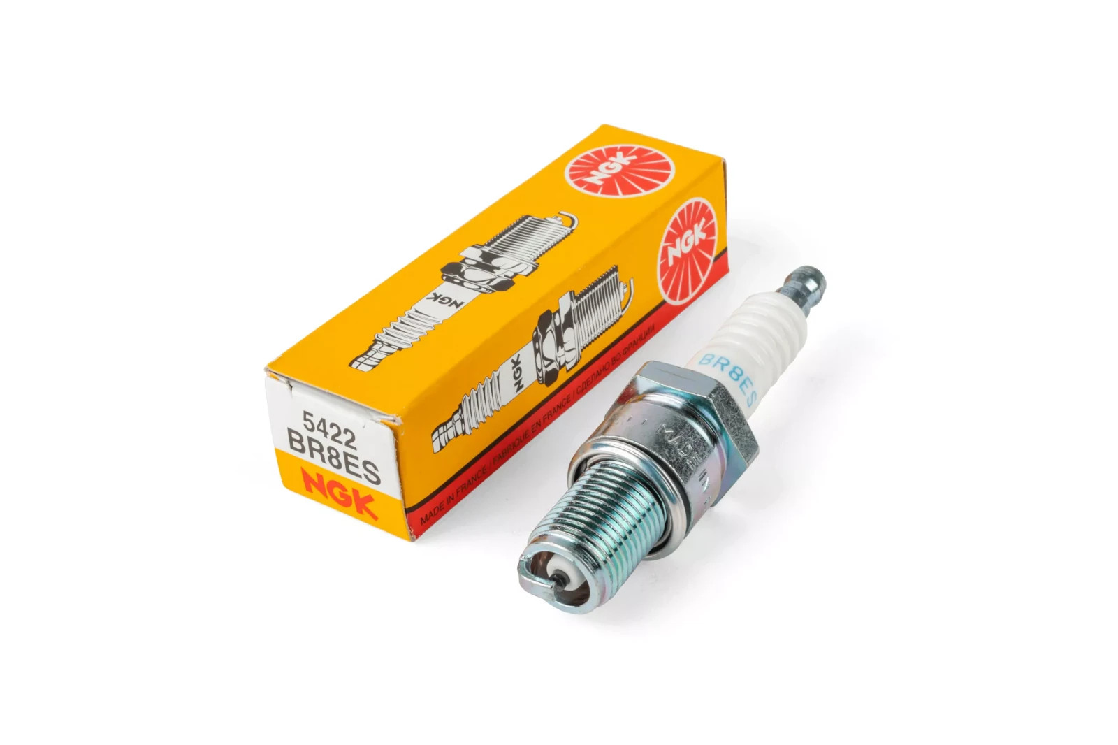 NGK 5422 BR8ES COPPER CORE SPARK PLUG  KAWASAKI KTM SKI-DOO HONDA HARLEY