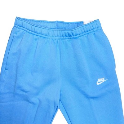 Nike Club Fleece UNC University Blue Joggers Sweatpants, Size Med