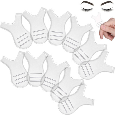 60 Pieces Y Comb Eyelash Lift Brush Eyelash Perming Brush Makeup Beauty Tool Sup