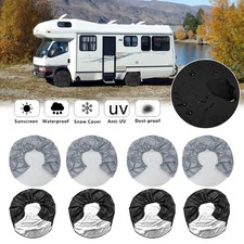 4Pcs Wohnwagen Set Radabdeckung Radschutzhülle Reifenabdeckung Auto Wohnmobil